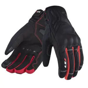 LS2 Jet 2 WaterProof Eldiven Siyah Kırmızı