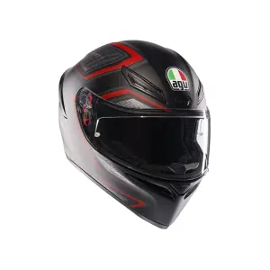 AGV K1 S SLING Kapalı Kask Mat Siyah Kırmızı