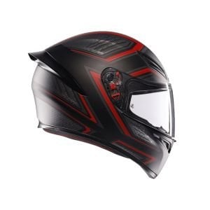 AGV K1 S Kask Sling Mat Siyah - Kırmızı E2206