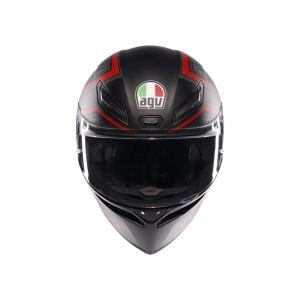 AGV K1 S Kask Sling Mat Siyah - Kırmızı E2206