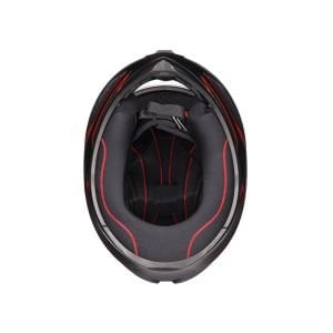 AGV K1 S Kask Sling Mat Siyah - Kırmızı E2206