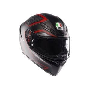 AGV K1 S Kask Sling Mat Siyah - Kırmızı E2206