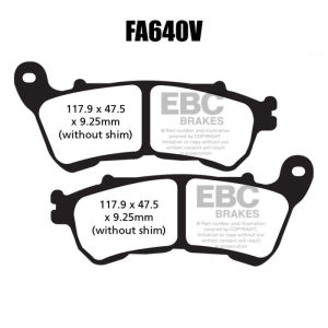 EBC FA640V Yarı Sinterli Fren Balatası