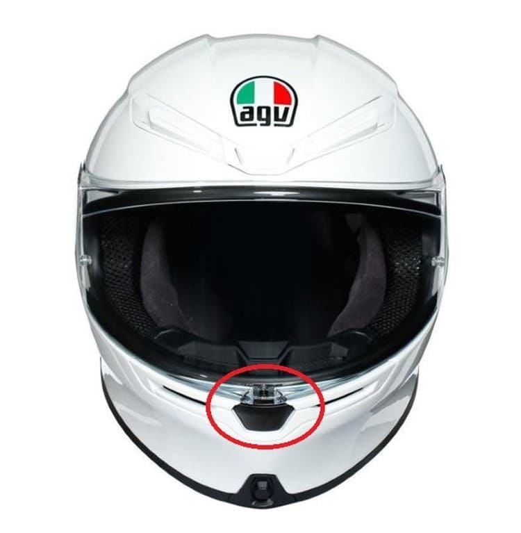 AGV K6 Vizör Kilit Mekanizması