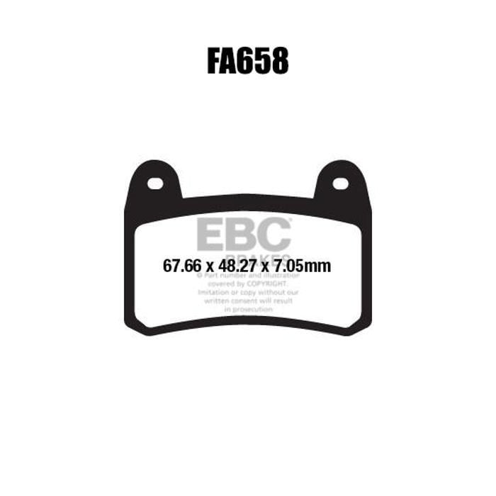EBC FA658 M/C Dısc Pad Set-Dmx