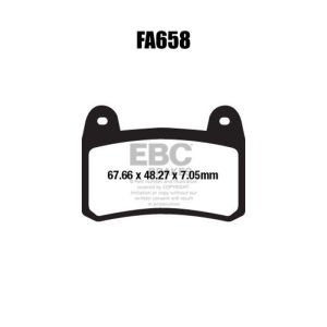 EBC FA658 M/C Dısc Pad Set-Dmx
