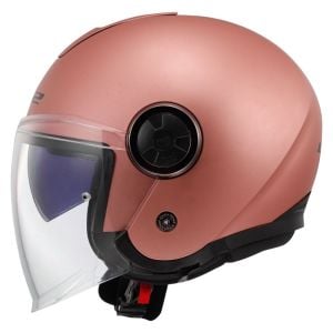 LS2 Classy Mat Gold Pembe Kask