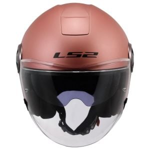 LS2 Classy Mat Gold Pembe Kask
