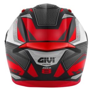 Givi 50.8 Brave Kask Mat Siyah Titanium Kırmızı