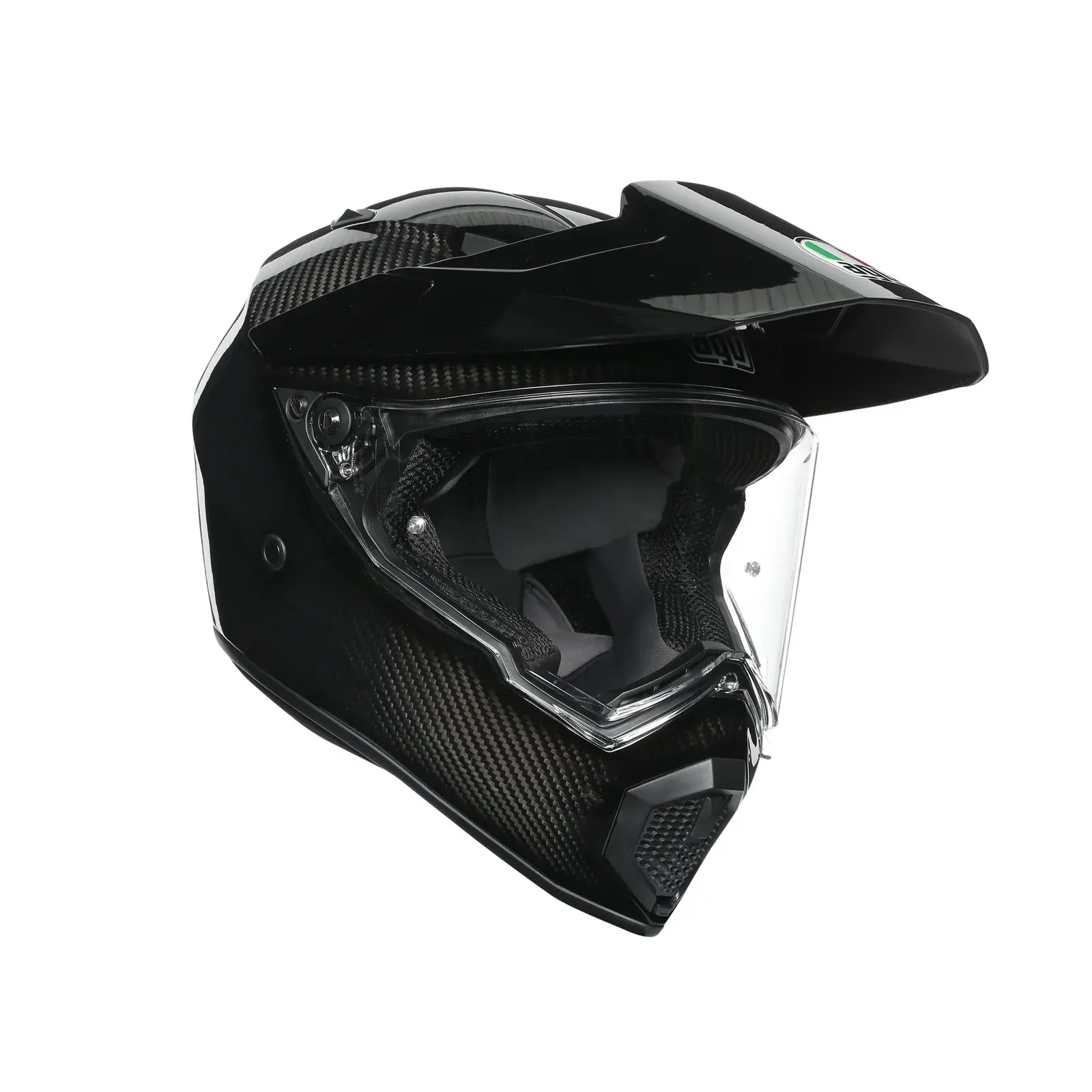 AGV AX-9 Kapalı Kask Mono Glossy Karbon Confiquration