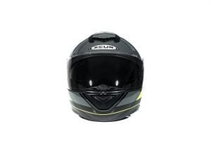 Zeus ZS 3050 Kask Gri Fluo Sarı