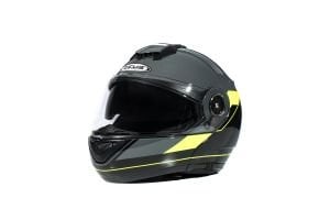 Zeus ZS 3050 Kask Gri Fluo Sarı