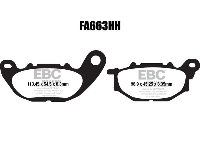 EBC FA663HH Double H Sinter Fren Balatası