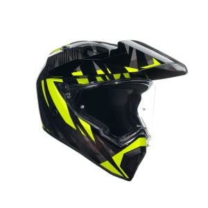 AGV AX9 Steppa Karbon Kask Gri-Sarı