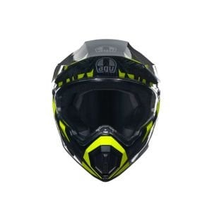 AGV AX9 Steppa Karbon Kask Gri-Sarı