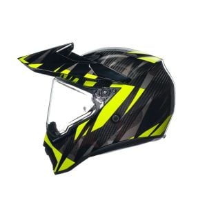 AGV AX9 Steppa Karbon Kask Gri-Sarı