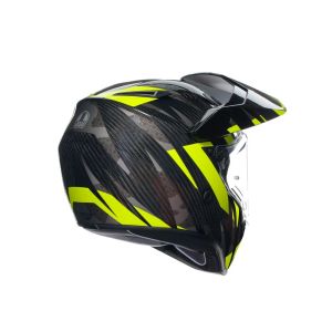 AGV AX9 Steppa Karbon Kask Gri-Sarı