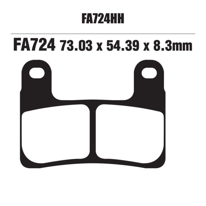 EBC FA724HH Double H Sinter Fren Balatası