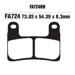 EBC FA724HH Double H Sinter Fren Balatası