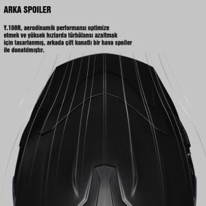 Nexx Y.100R Kask Subsonic Mat Siyah Kırmızı