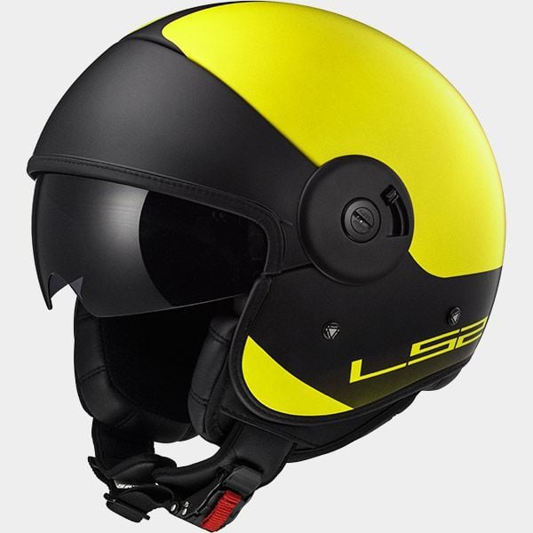 Ls2 Of597 Cabrio Mat Sarı Açık Kask