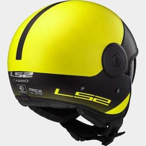 Ls2 Of597 Cabrio Mat Sarı Açık Kask