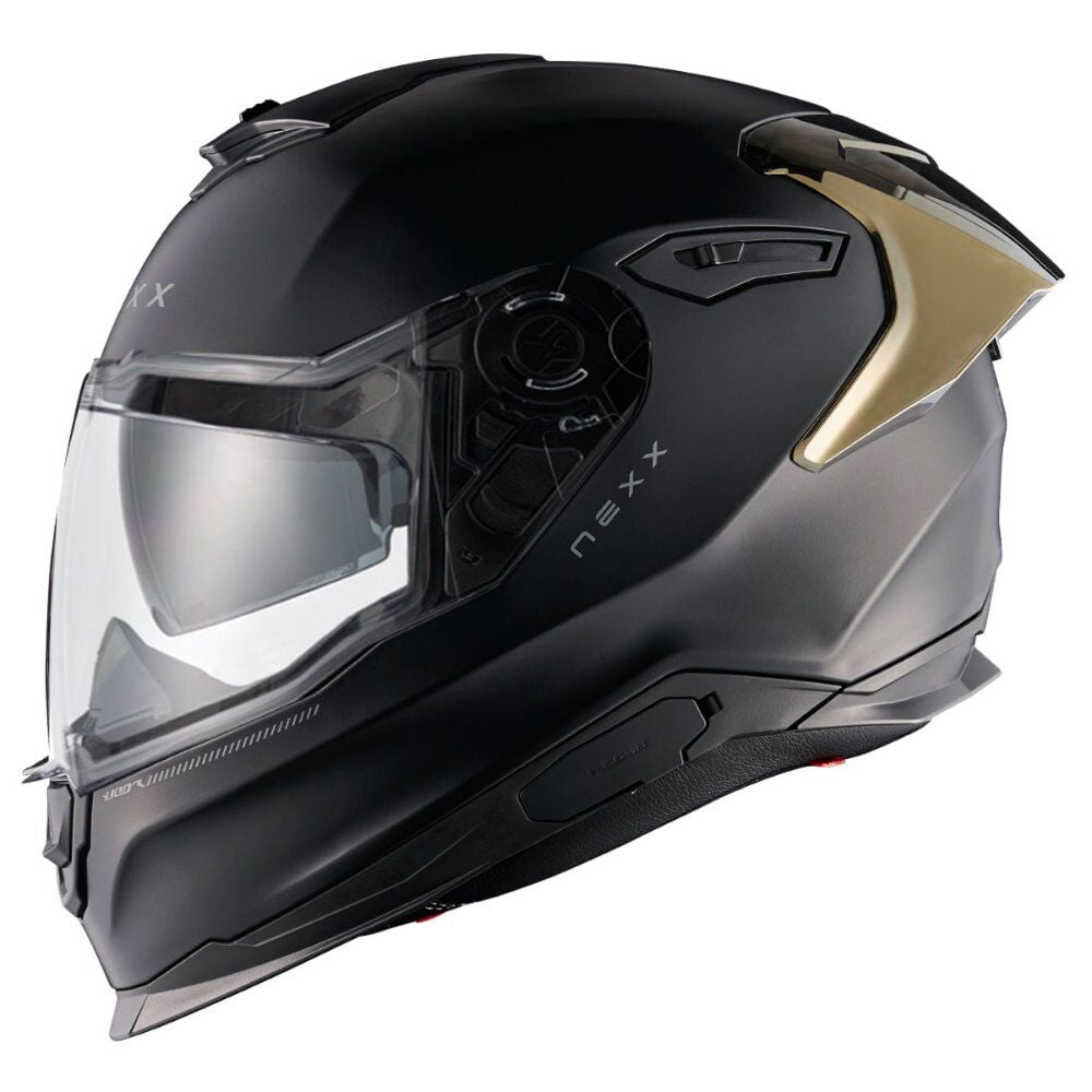 Nexx Y.100R Kask Subsonic Mat Siyah Sarı