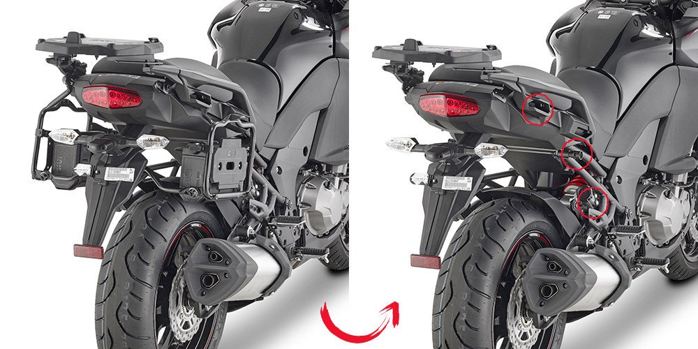 Givi PLR4120 Kawasaki Versys 1000 (17) Yan Çanta Demiri