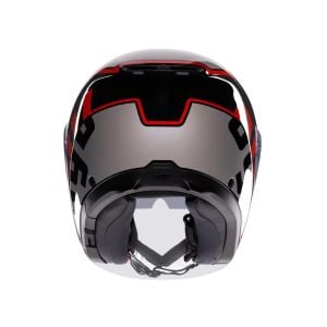 AGV Irides Valenza Kask Mat Gri - Siyah - Kırmızı Conf.