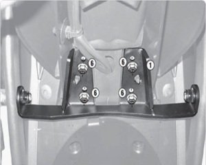 Givi 2110Kit Yamaha XJ6 Diversion Yan Çanta Demir Bağlantı Kiti