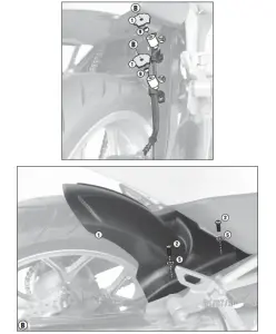Kappa KMG1109 Honda NC700S Zincir Muhafaza Çamurluk
