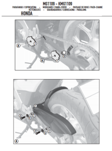 Givi MG1109 Honda Nc 700 / 750 X-S / Integra 700 Zincir Muhafaza Çamurluk