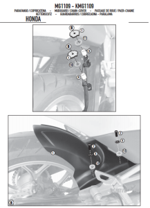 Givi MG1109 Honda Nc 700 / 750 X-S / Integra 700 Zincir Muhafaza Çamurluk