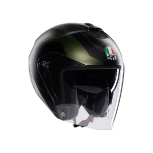 AGV Irides Sakai Açık Kask Matt Yeşil Siyah Conf.