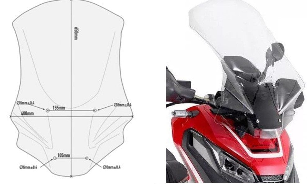 Kappa KD1156ST Honda X-ADV 750 Ön Cam