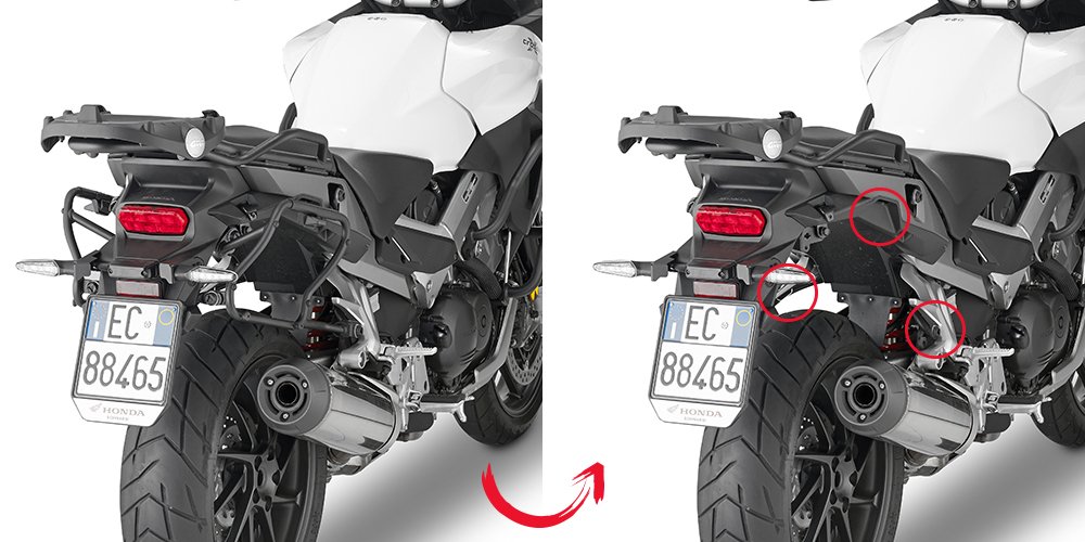 Givi PLXR1139 Honda VFR 800X Crossrunner Yan Çanta Demiri