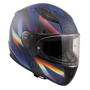 Ls2 Rapid 2 Kask Optik Mat Mavi Mor