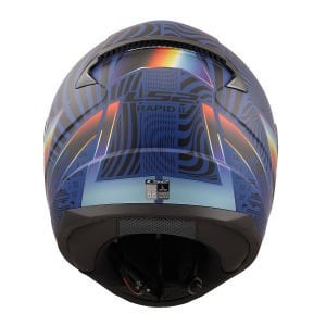 Ls2 Rapid 2 Kask Optik Mat Mavi Mor