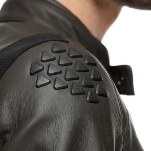 Dainese Istrice QDF Deri Ceket Siyah-Kahve