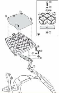 Givi SR4105 Kawasaki Versys 1000 Arka Çanta Demiri Monokey