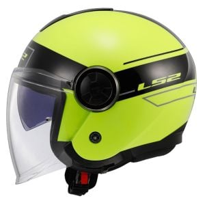 LS2 Classy Classic Siyah-Neon Sarı Kask
