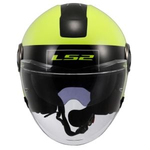 LS2 Classy Classic Siyah-Neon Sarı Kask