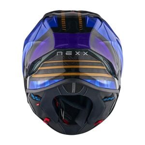 Nexx X.R3r Kask Swirl Karbon Mavi