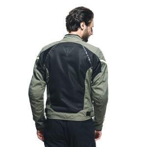 Dainese Air Frame 3 Ceket Army Yeşil - Siyah Fluo