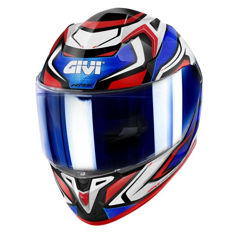 Givi 50.9 Atomic Kask Beyaz Mavi Kırmızı Givi 50.9 Atomic Kask Beyaz Mavi Kırmızı S