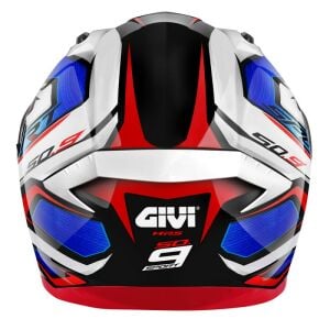 Givi 50.9 Atomic Kask Beyaz Mavi Kırmızı Givi 50.9 Atomic Kask Beyaz Mavi Kırmızı S