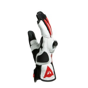 Dainese Mig 3 Deri Eldiven Black White Red