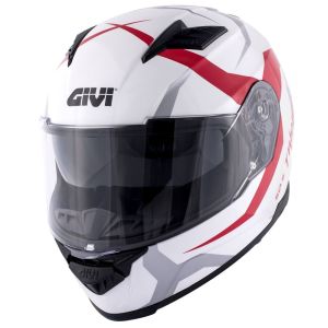 Givi 50.5 Tridion Vortix Kask Kırmızı Beyaz