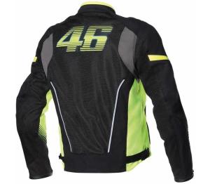 Dainese Vr46 Air Tekstil Mont Black Fluo Yellow