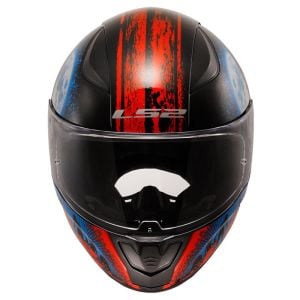 LS2 Rapid 2 Zombie Siyah-Kırmızı Kask